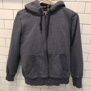 Super warm, cozy, flannel-lined LL Bean hoodie